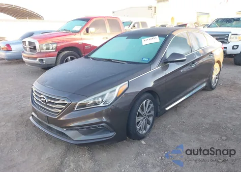 2015 Hyundai Sonata Sport z USA, uszkodzony, nr VIN 5NPE34AF4FH234631
